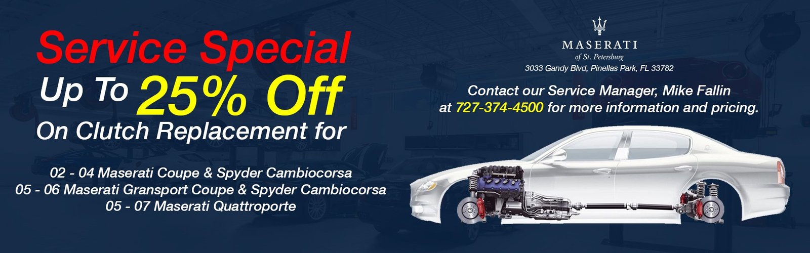 25% off Clutch Replacement | Pinellas Park, FL