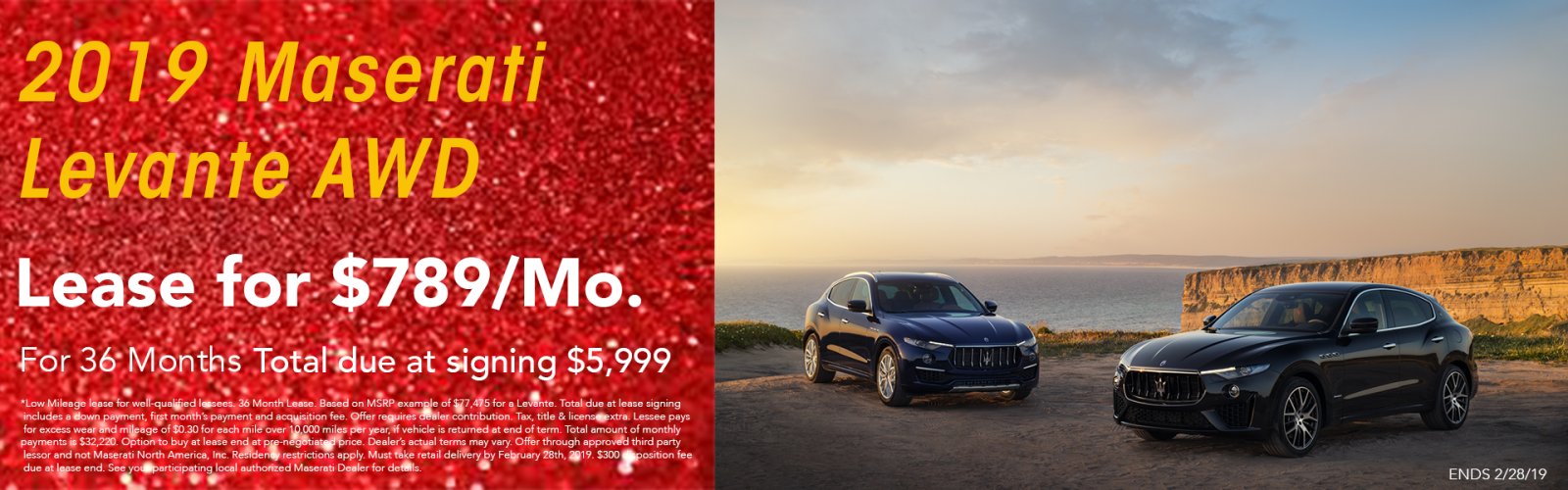2019 Maserati Levante AWD Special